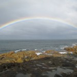 Stormy rainbow, Cape Town, South Africa