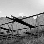 Fish drying racks, Norway