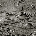 Sulphur mud pools